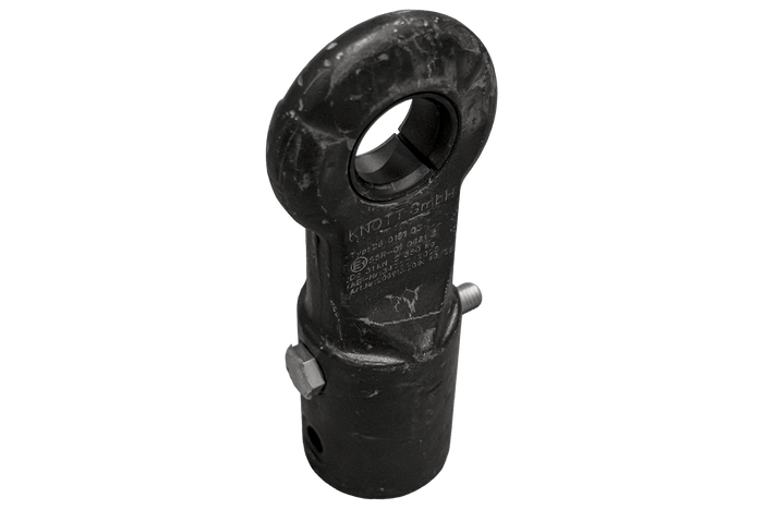 Enganche de argolla OUTLET KNOTT KK6220S para remolque de 3500 kg con barra de tiro tubular de 60 mm