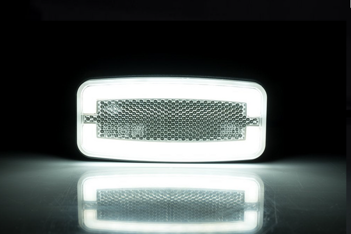 Lámpara de señalización LED HORPOL LD 2761, blanca universal