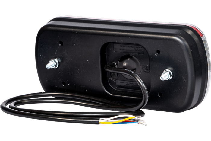 FRISTOM FT-130 COF Piloto trasero LED, 6 funciones, universal