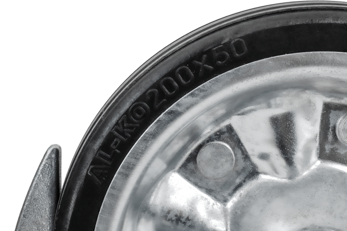 AL-KO 1863497 Rueda jockey automática con manija 400kg 60mm 775-1010mm