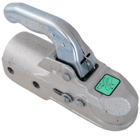 Enganche de bola KNOTT K35-C para remolque de 3500 kg con barra de tiro de tubo de 60 mm, hierro fundido