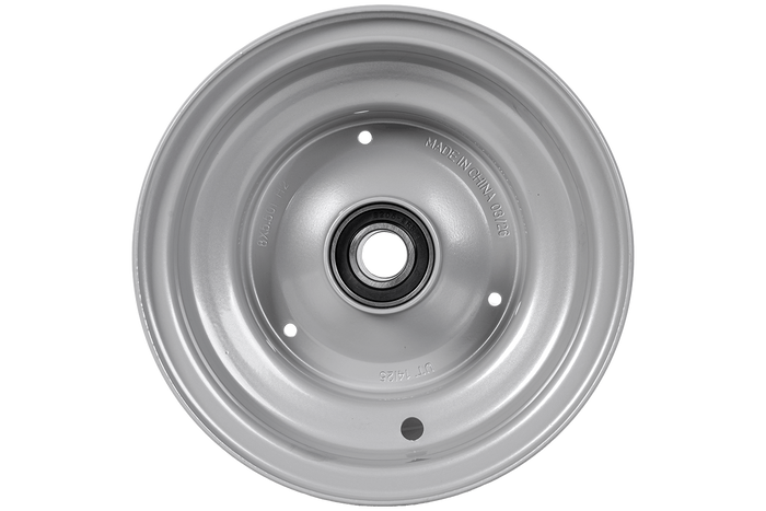 Llanta de acero UNITRAILER 5.5" x 8" H2 3x128 con rodamientos 6205-2RS