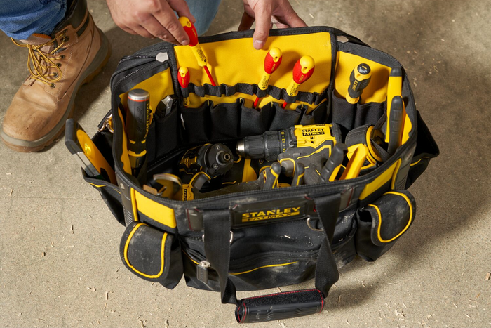 Bolsa de herramientas STANLEY FATMAX 510x250x220mm 26l con tapa ovalada