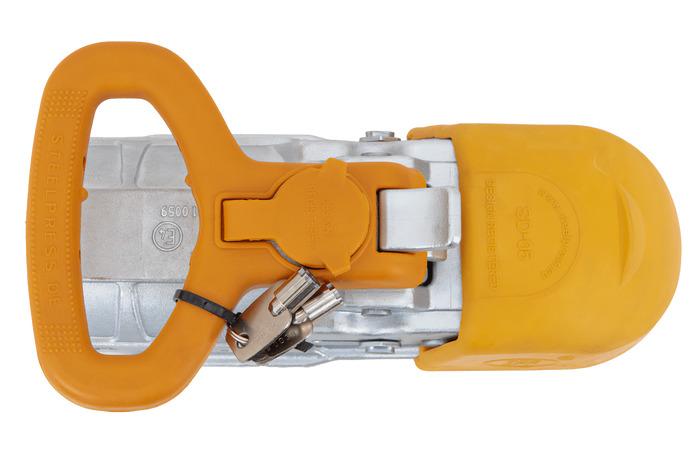 Enganche de bola STEELPRESS BC-3500E-00-02+SD para remolque de 3500 kg con barra de tiro de tubo de fundición de 60,5 mm