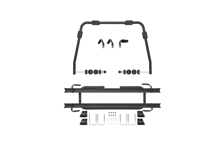 Portabicicletas para remolque ProPlus 330242BL con capacidad para 2 bicicletas (40 kg).