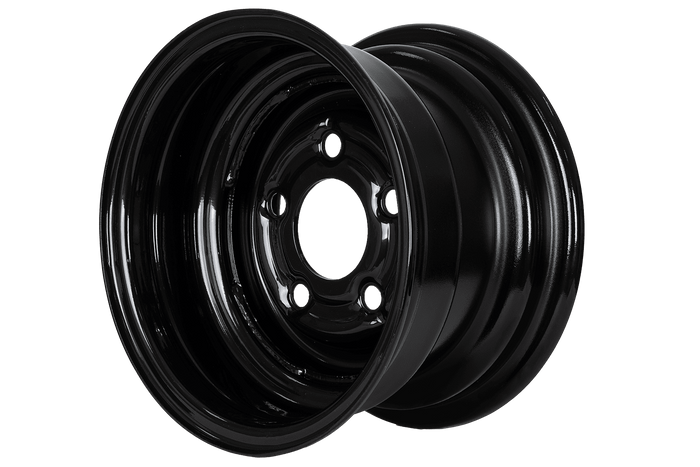 Llanta de acero para remolque UNITRAILER negra 6Jx10"H2 5x112 ET:-4