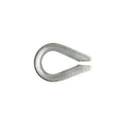 Guardacabos de cuerda DROMET KU.5, con amarre de acero, 5 mm