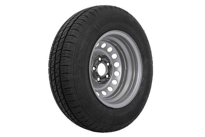 Rueda reforzada para remolque KENDA TIRE 185/80 R14C 104/102N KENDA RIM 5.5Jx14"H2 5x112 ET:30