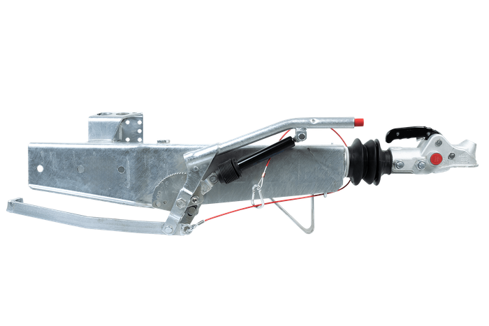Dispositivo de inercia AL-KO 2.8VB1 con enganche AK351 para remolque de 3500 kg con lanza cuadrada