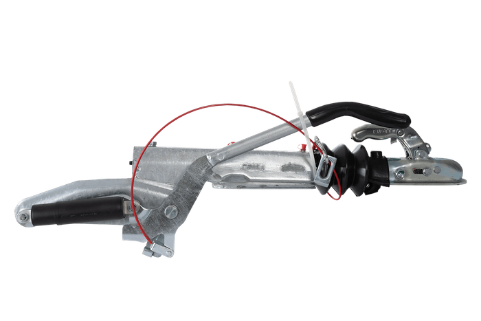 Dispositivo de inercia KNOTT KF20A con enganche K20B para remolque de 2000kg con lanza en V