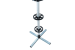 Soporte para ruedas de coche UNITRAILER, colgador para 4 ruedas/llantas de 100 kg