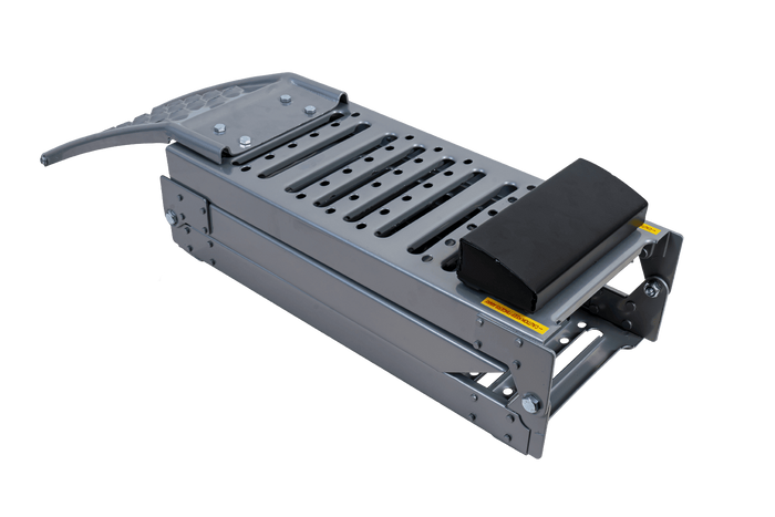 Rampa plegable UNITRAILER ALR005 de acero para remolques, 200 cm, 250 kg.