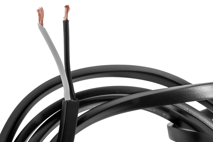 Cable eléctrico plano de dos conductores TEXSIM YLY-Sp 2x0,75 - 1 m
