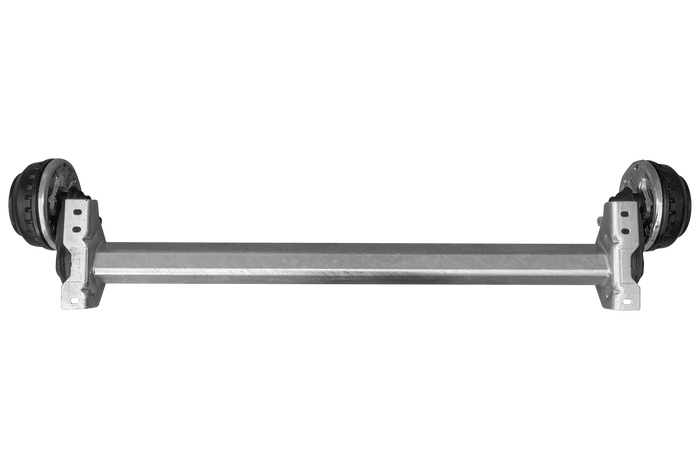 AL-KO COMPACT eje frenado para remolque / grúa 1350kg 1260mm 1630mm 4x100