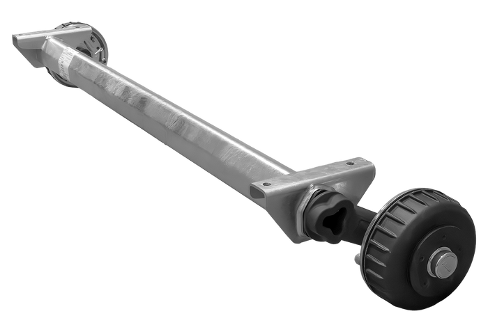 Eje con freno AL-KO EURO para remolque/portacoches 1800 kg 1650 mm 2150 mm 5x112