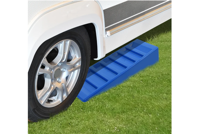 Juego de dos cuñas de nivelación ProPlus de 75 mm y 3000 kg.