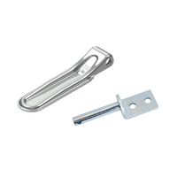 Bisagra lateral con tirador STEELPRESS ZW-01.270A+UZ-01B montaje lateral remolque completo