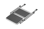 Escalera plegable de camping ProPlus 360823V01 de dos peldaños, soporta hasta 150 kg.