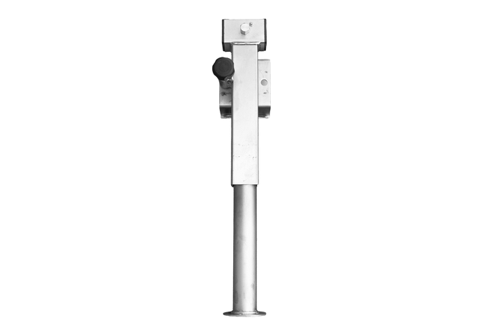 UNITRAILER D-110.000.049 Soporte de manivela extensible para remolque de plataforma plana de 1300 kg, 410-645 mm