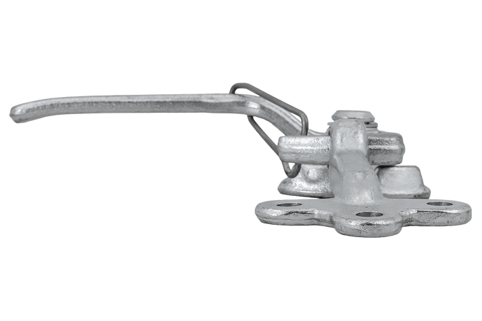 Enganche lateral derecho con fijación WINTERHOFF WV 20-R + WVG 20-A, cierre lateral completo del remolque