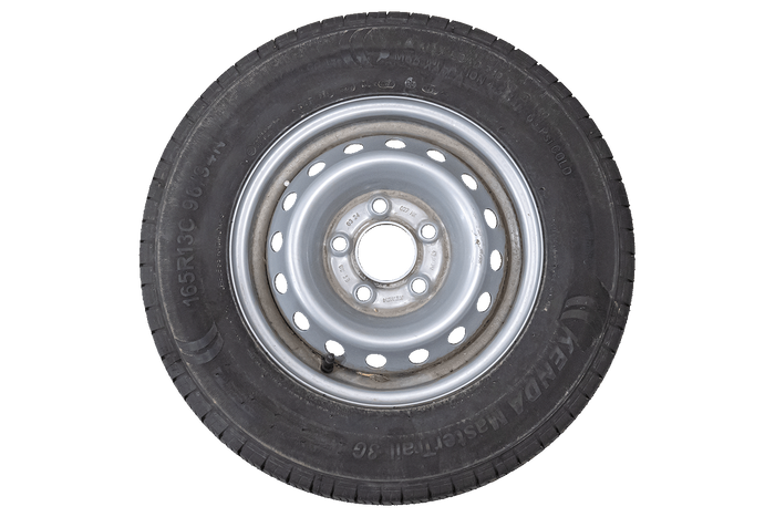 OUTLET Rueda reforzada para remolque Neumático KENDA 165/80 R13C 96/94N Llanta KENDA 4.5Jx13"H2 5x112 ET:30