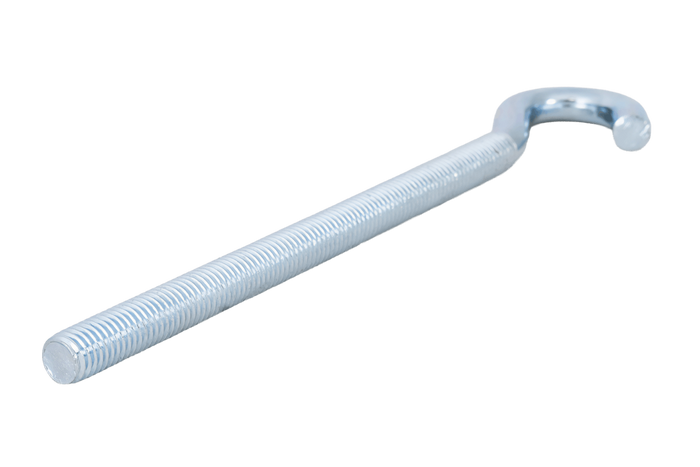 Gancho de construcción DROMET HZ M8x160 con extremo abierto (curvado)