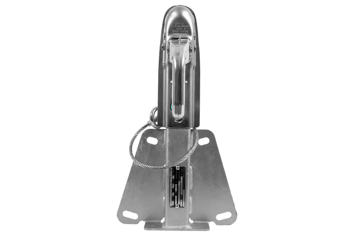 Enganche de bola KNOTT K7.5-H+KZE7.5 con soporte y cable para remolque de 750 kg con barra de tiro tipo V.