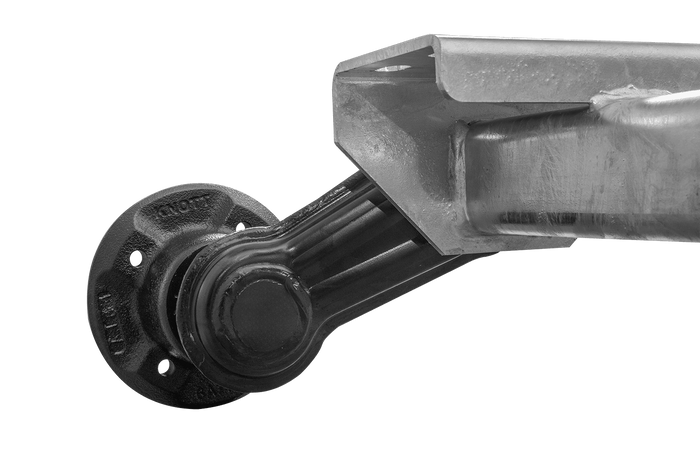 KNOTT VG7-L eje sin freno para remolque 750kg 1190mm 1623mm 4x100