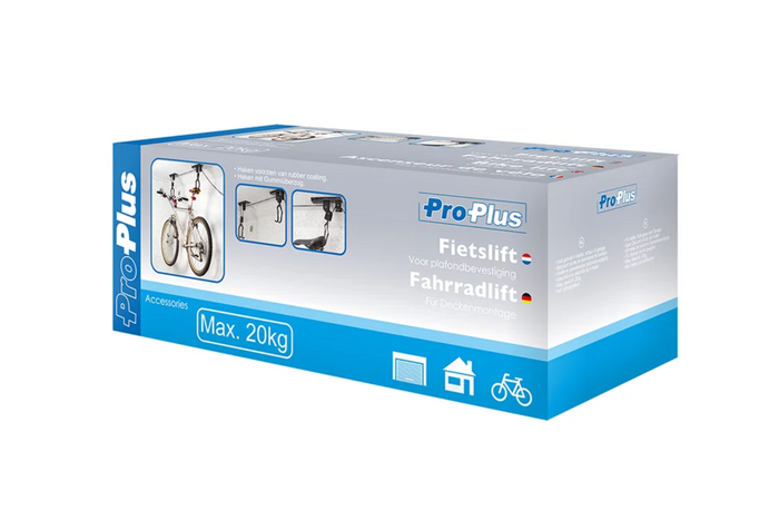 Soporte de techo para bicicletas ProPlus 730915 con bloqueo automático, capacidad de 20 kg.