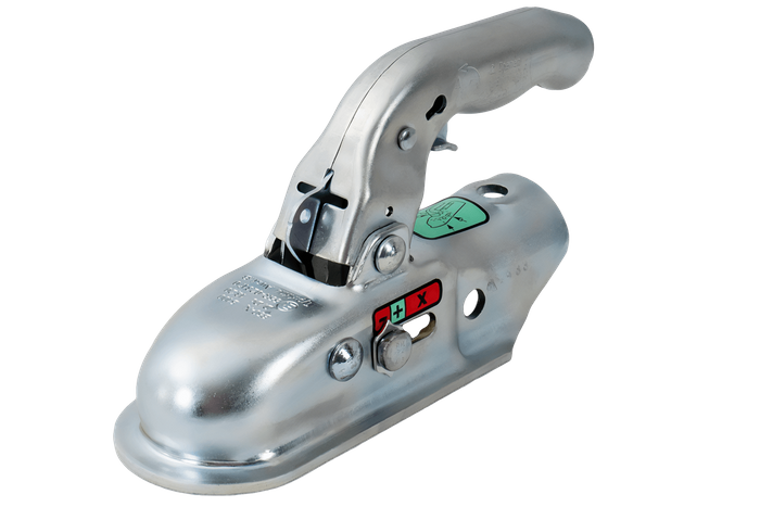 Enganche de bola KNOTT KK14-B para remolque de 1400kg con lanza tubular de 45mm