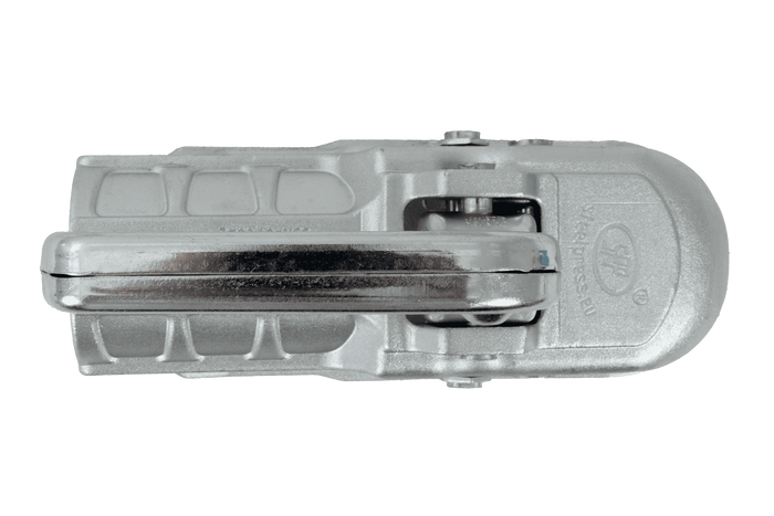 Enganche de bola STEELPRESS BC-3000C-00-00 para remolque de 3000 kg con barra de tiro de tubo de 50 mm, hierro fundido