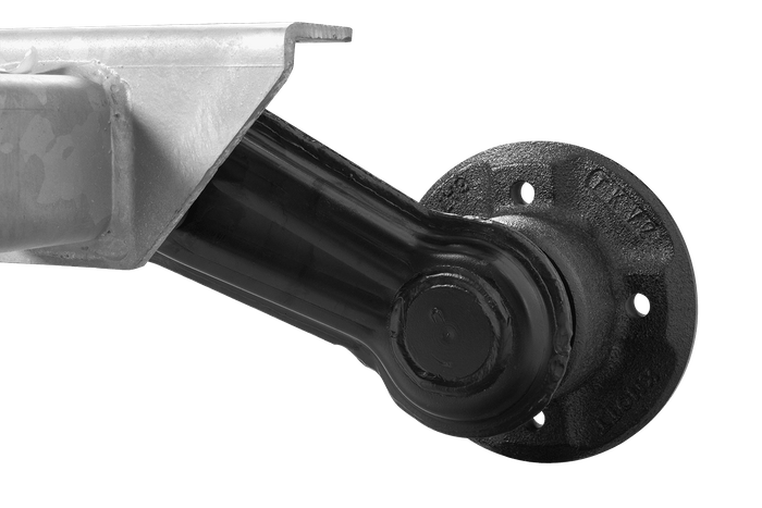 KNOTT VG7-L eje sin freno para remolque 750kg 1130mm 1430mm 4x100