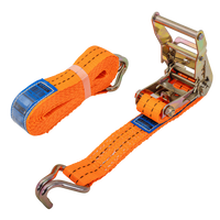 Cinta transportadora UNITRAILER de 4 m/35 mm/2 t de color naranja con tensor