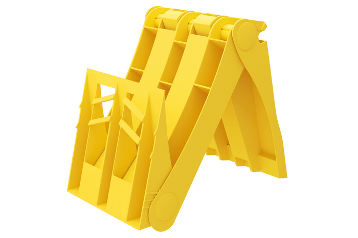 Calzo de rueda LOKHEN ORIGAMY 36 h: 151 mm plegable