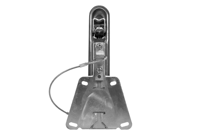 Enganche de bola KNOTT KQ14-A+KZE7.5 para remolque de 1400 kg con barra de tiro tipo V.