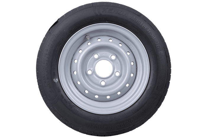 OUTLET Rueda de remolque reforzada NEUMÁTICO KENDA 155/70 R12C 104/102N LLANTA STARCO 4.5Jx12"H2 5x112 ET:20