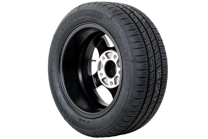 Rueda de remolque reforzada KENDA TIRE 195/50 R13C 104/102N LLANTA DE ALUMINIO STARCO negra 6Jx13"H2 5x112 ET:30