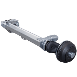 AL-KO COMPACT eje frenado para remolque / grúa 1350kg 800mm 1250mm 5x112