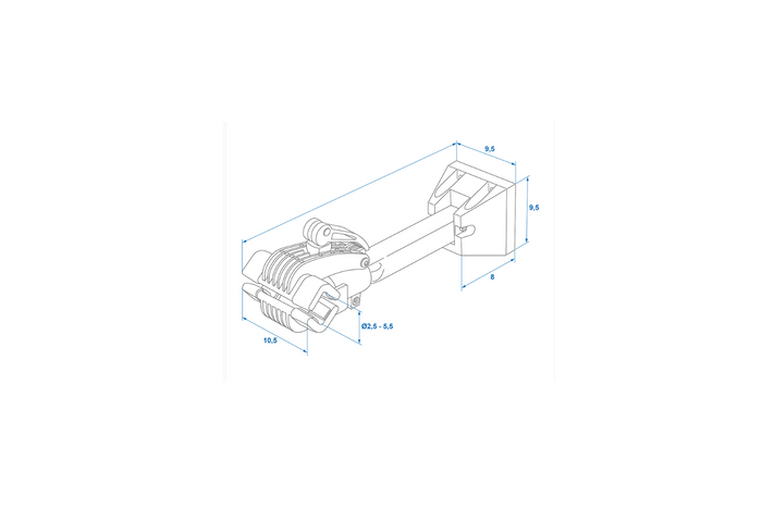 Soporte de pared plegable para bicicletas ProPlus 730914