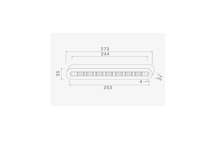 Luz de freno trasera LED universal ASPÖCK 3RD STOP LIGHT