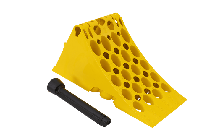 Calzo para rueda LOKHEN h: 225 mm E53 / completo con soporte