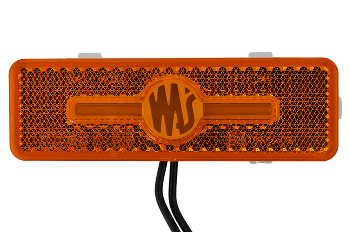 Luz de señalización LED WAŚ W254 2033, naranja, universal, con soporte