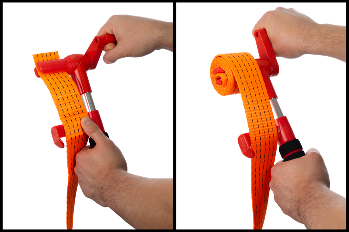 Retractor del cinturón de transporte