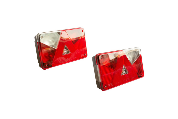 Luces traseras ASPÖCK MULTIPOINT V con 7 funciones (izquierda + derecha)
