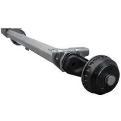AL-KO COMPACT eje frenado para remolque / grúa 1350kg 1450mm 1900mm 5x112
