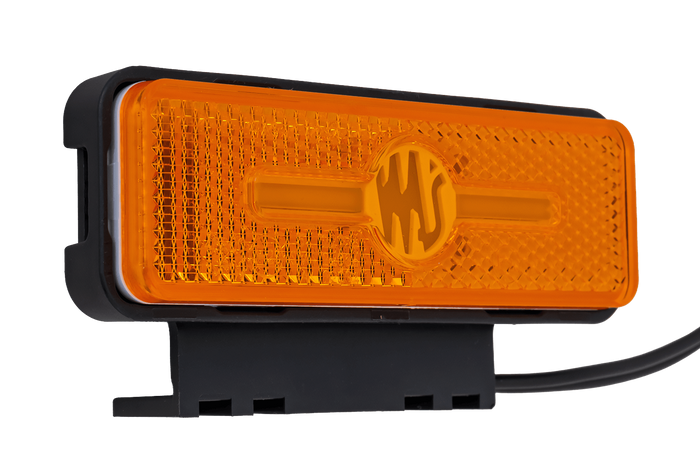 Luz de señalización LED WAŚ W254 2033, naranja, universal, con soporte