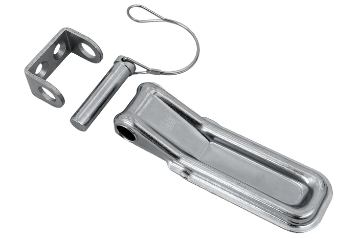 Bisagra lateral con manija y perno WINTERHOFF BSCH 10-17-170+BSCHG 10-17-B+BSCHG 10-17-B montaje lateral de remolque completo