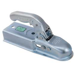 Enganche de bola KNOTT K7.5-M para remolque de 750 kg con barra de tiro cuadrada de 70 mm