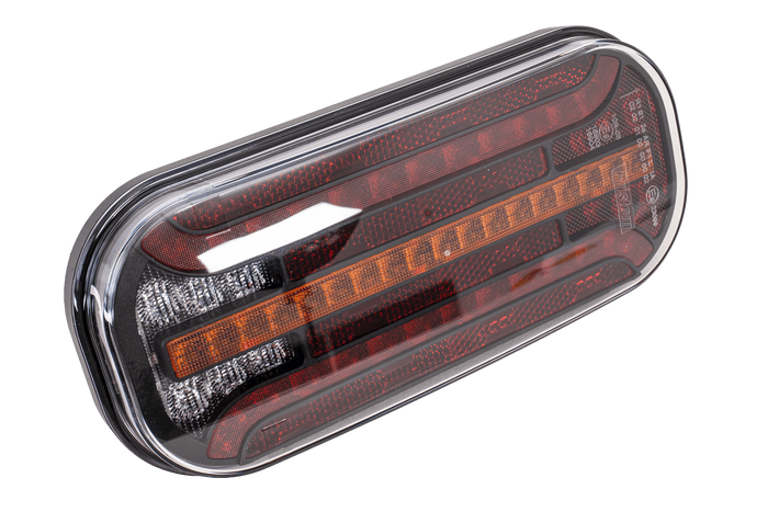 FRISTOM FT-230 Piloto trasero LED de bayoneta, 6 funciones, universal