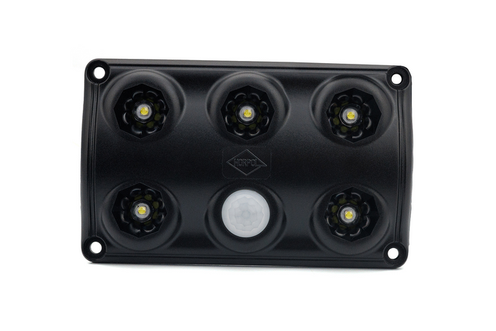 Lámpara LED HORPOL LWD2156/CZ de 900 lm, color negro, para interior de coche, con sensor de movimiento.